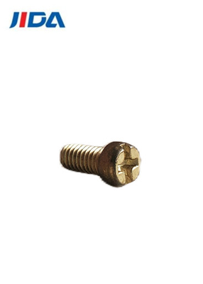 مزيج النحاس مشقوق مسامير آلة فيليبس جولة الذيل M3.5x6.6mm