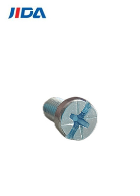 IATF16949 آلة رأس مسطحة من الصلب الكربوني فيليبس مشقوق برغي M5x14mm