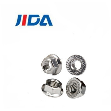 A2-70 A4-70 الزنك الفولاذ المقاوم للصدأ Din6923 Hex Flange Nut M10 M8 Custom